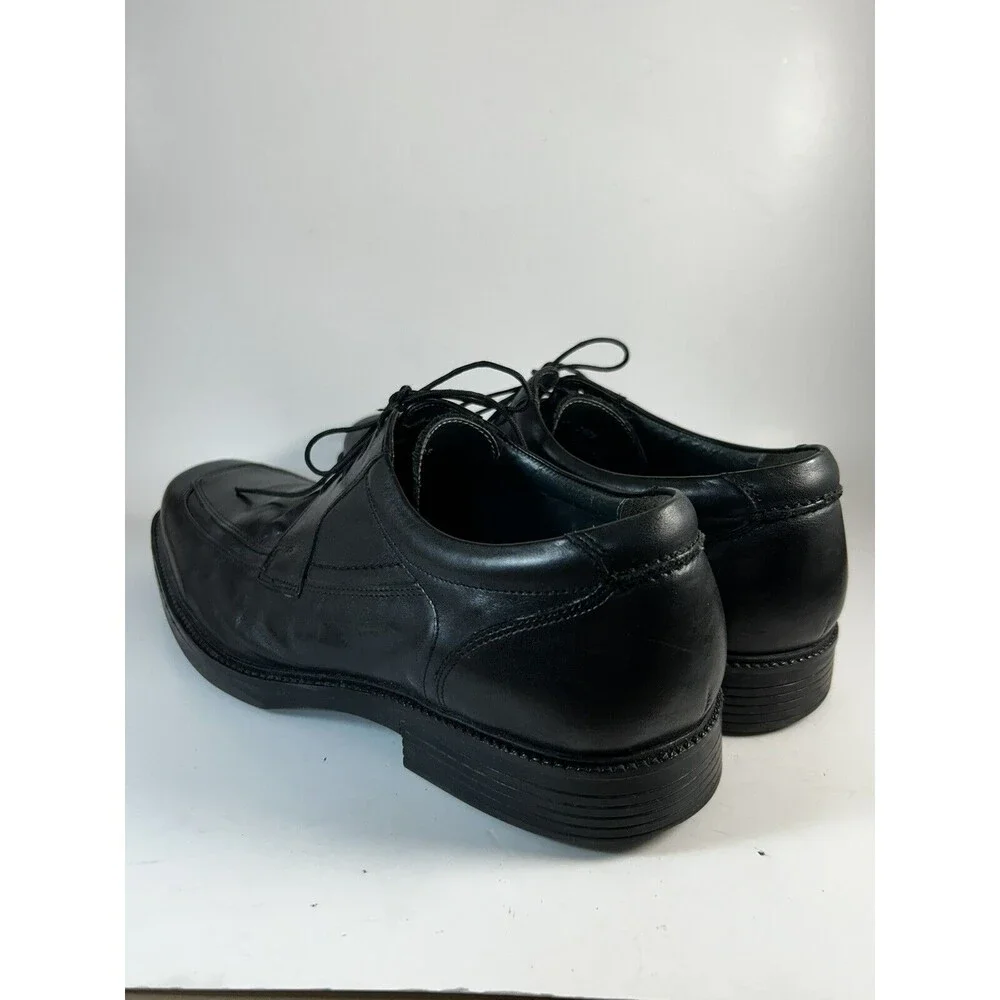 Johnston & Murphy 203605 Men's Shoes Size 10.5 M Black Leather Lace Up